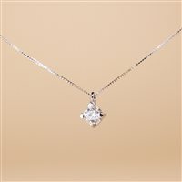 Collana Orelù Donna in Oro bianco Diamante 0.07 Ct 001023NM-A - 001023NM-A